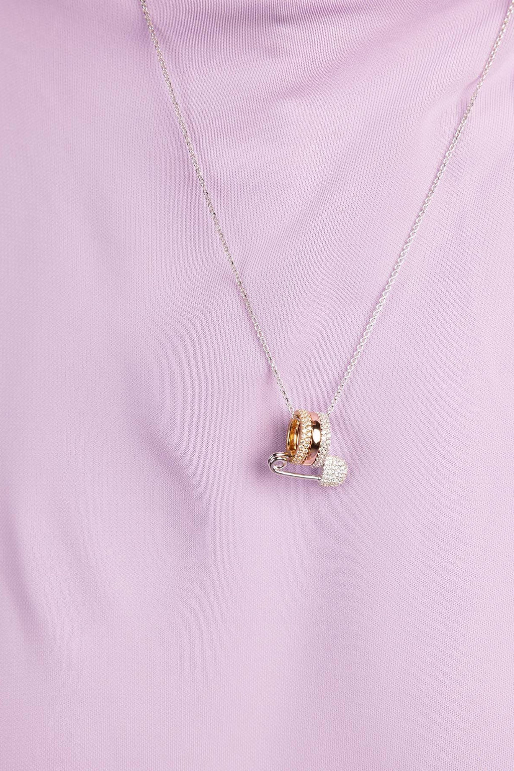 Tricolor Morse Necklace