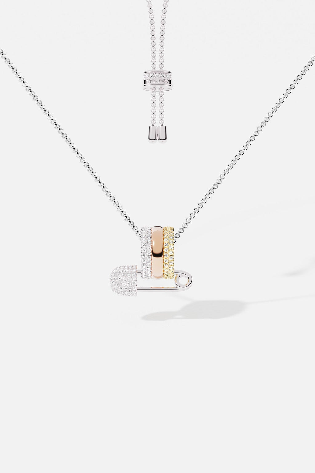 Tricolor Morse Necklace