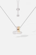 Tricolor Morse Necklace