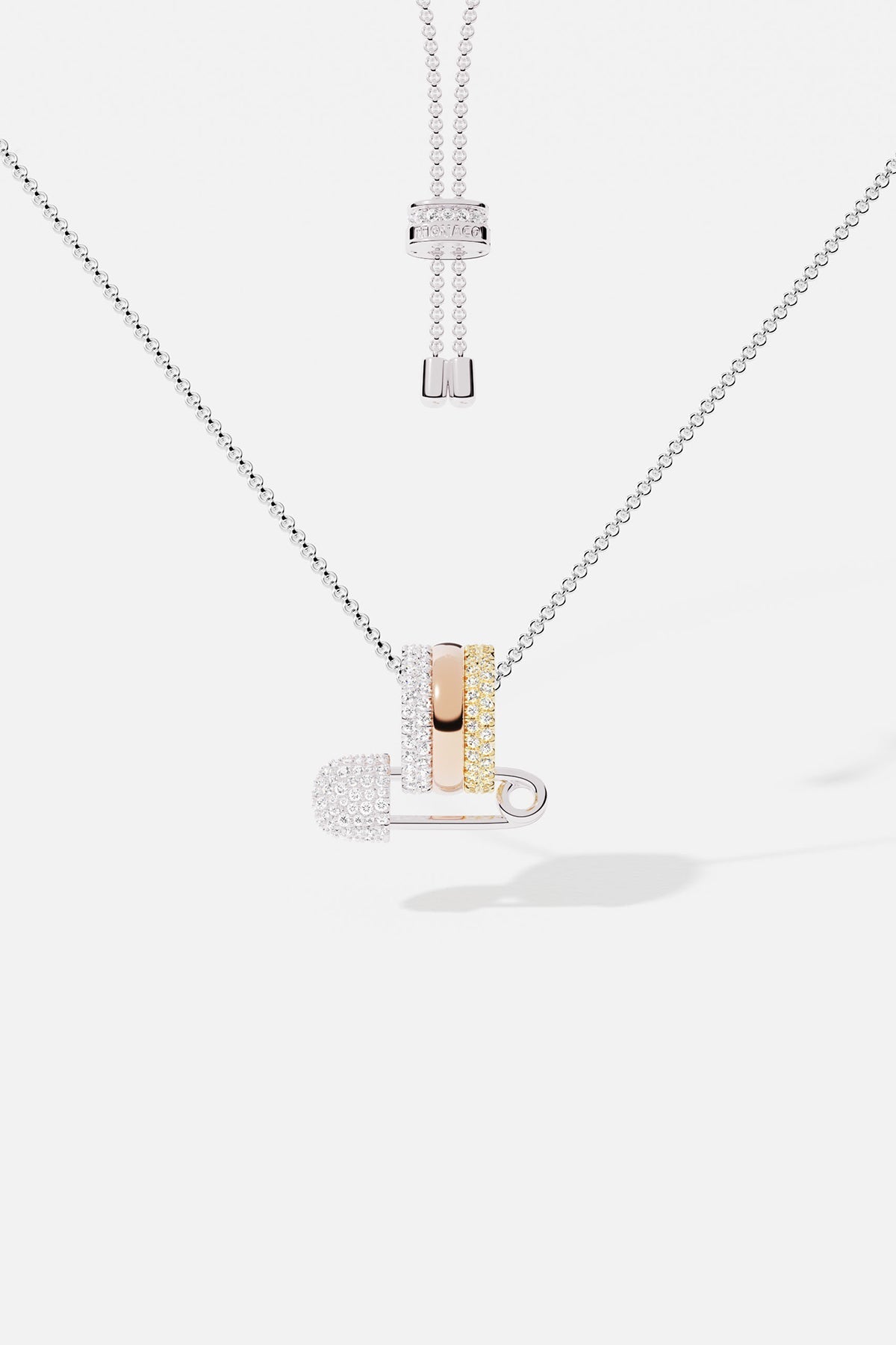 Tricolor Morse Necklace