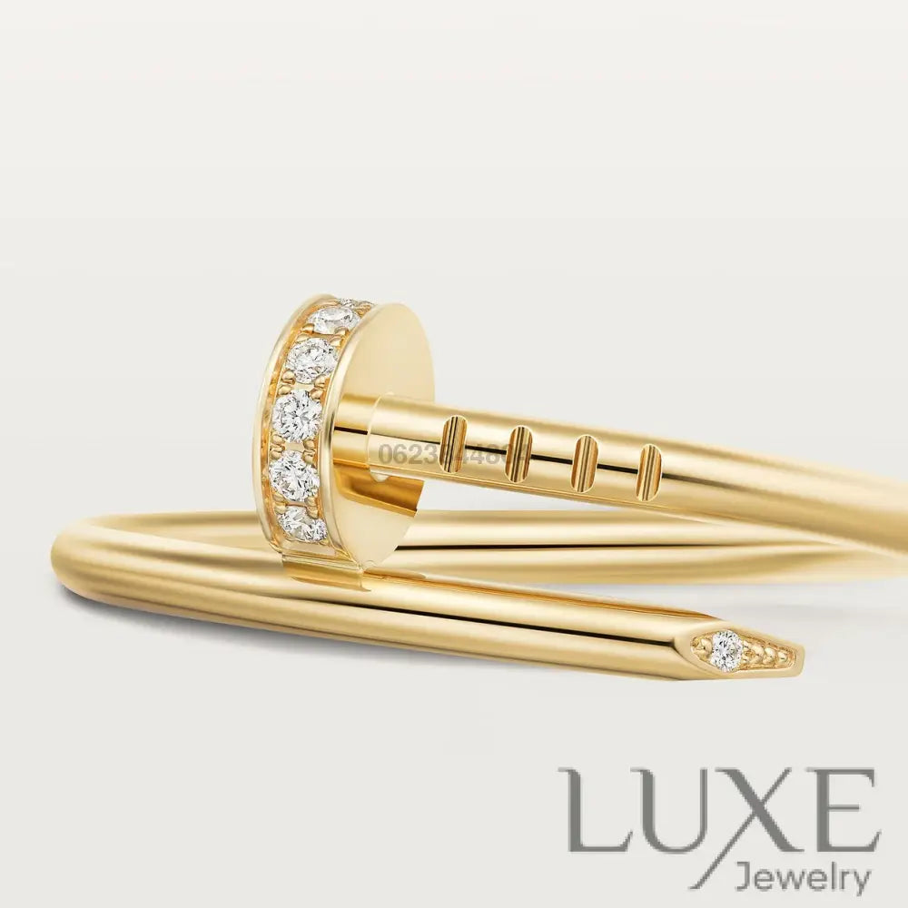 BAGUE CARTIER JUSTE UN CLOU MODÈLE CLASSIQUE DIAMANTS GOLD bague