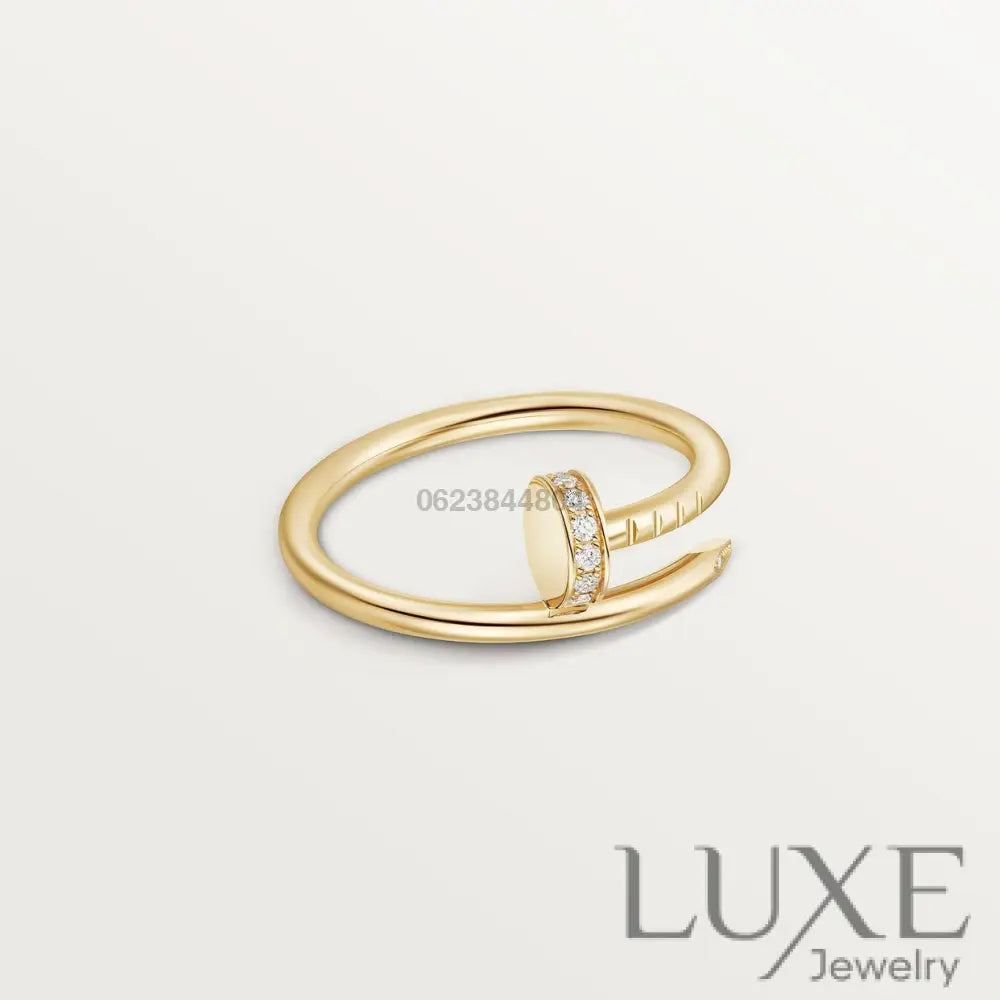 BAGUE CARTIER JUSTE UN CLOU MODÈLE CLASSIQUE DIAMANTS GOLD bague