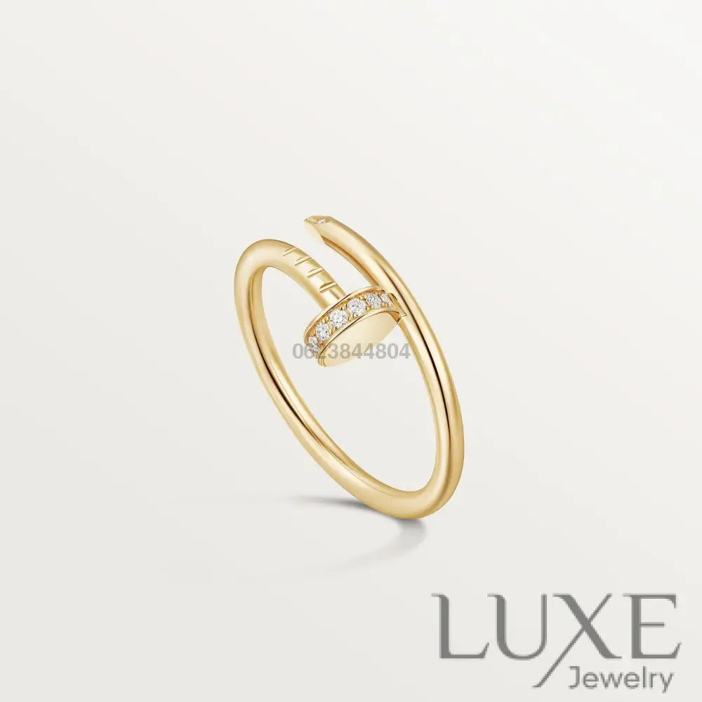 BAGUE CARTIER JUSTE UN CLOU MODÈLE CLASSIQUE DIAMANTS GOLD bague