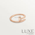 BAGUE CARTIER JUSTE UN CLOU PETIT MODÈLE DIAMANTS ROSE GOLD bague