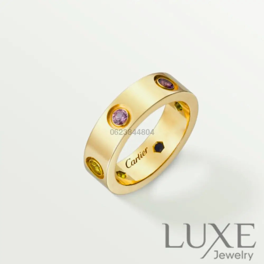 BAGUE CARTIER LOVE DIAMOND COLORS GOLD bague