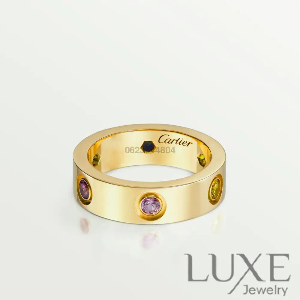 BAGUE CARTIER LOVE DIAMOND COLORS GOLD bague