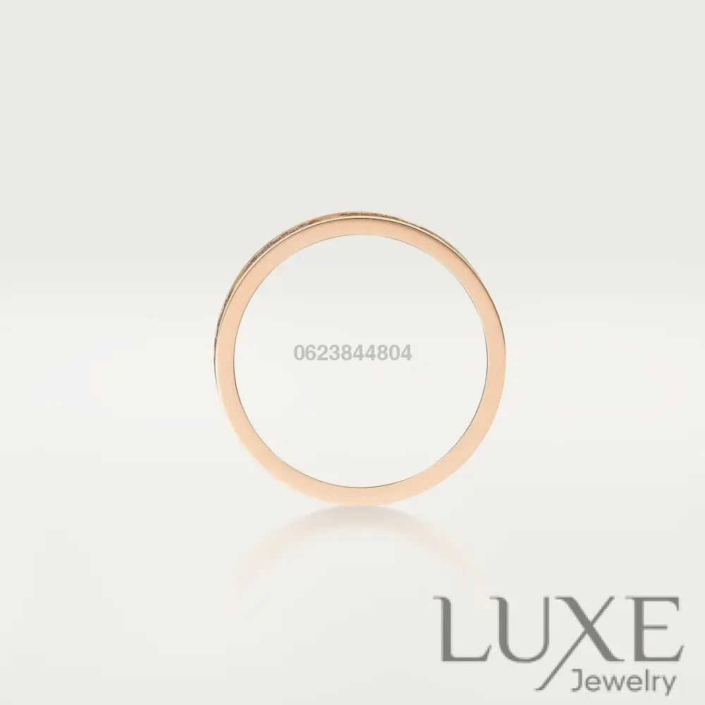 BAGUE CARTIER LOVE PAVÉE ROSE GOLD bague