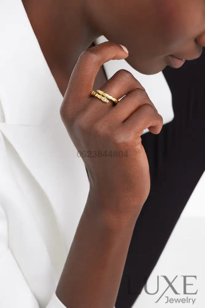 BAGUE SERPENTI VIPER DIAMANTS GOLD bague