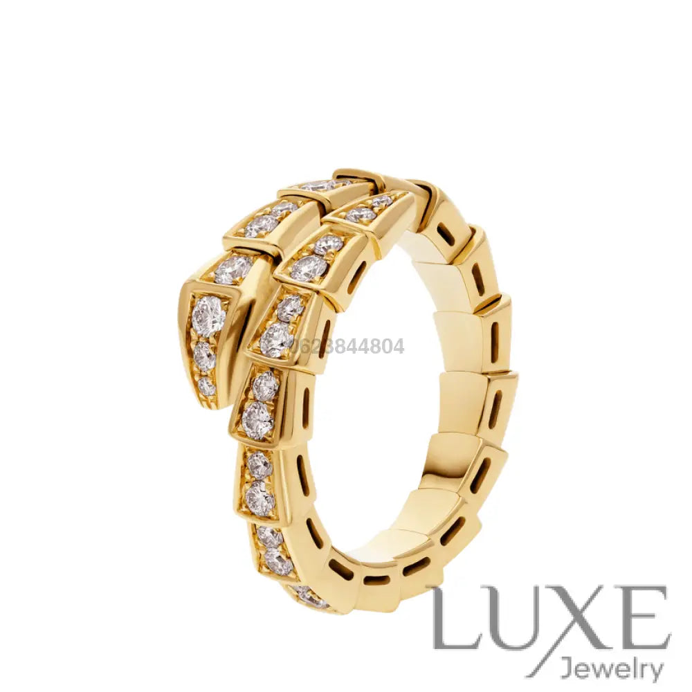 BAGUE SERPENTI VIPER DIAMANTS GOLD bague