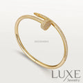 BRACELET CARTIER JUSTE UN CLOU MODÉLE CLASSIQUE SEMI PAVÉ GOLD Bracelet Cartier