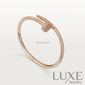BRACELET CARTIER JUSTE UN CLOU MODÉLE CLASSIQUE SEMI PAVÉ ROSE GOLD Bracelet Cartier