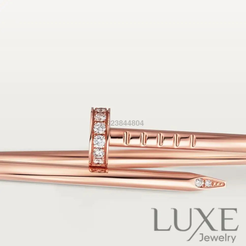 BRACELET CARTIER JUSTE UN CLOU PETIT MODÉLE DIAMANTS ROSE GOLD Bracelet Cartier
