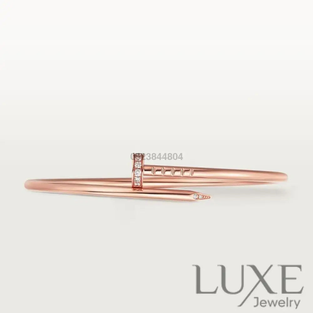 BRACELET CARTIER JUSTE UN CLOU PETIT MODÉLE DIAMANTS ROSE GOLD Bracelet Cartier