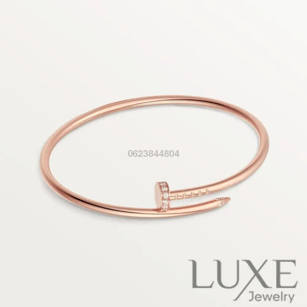 BRACELET CARTIER JUSTE UN CLOU PETIT MODÉLE DIAMANTS ROSE GOLD Bracelet Cartier