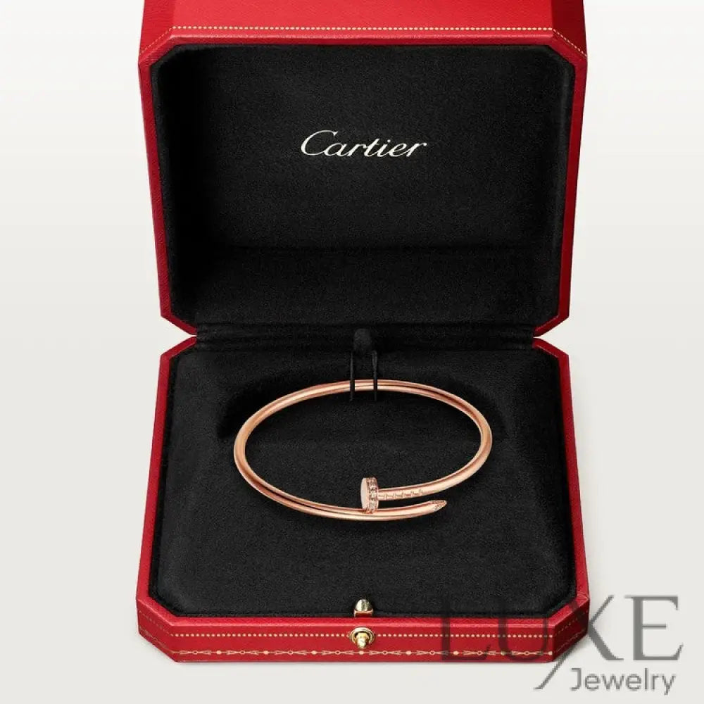 BRACELET CARTIER JUSTE UN CLOU PETIT MODÉLE DIAMANTS ROSE GOLD Bracelet Cartier