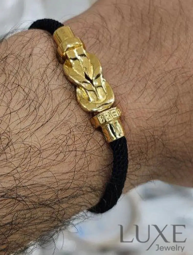 Bracelet de Luxe Pour Homme / F300789 black bracelet homme