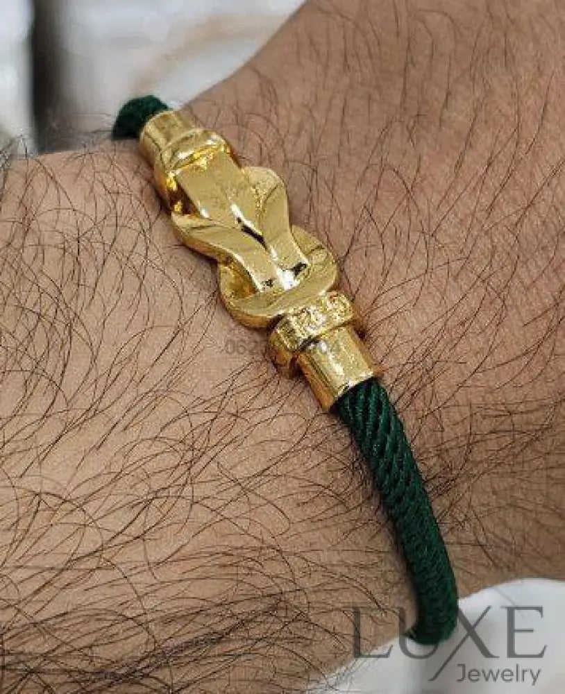 Bracelet de Luxe Pour Homme / F300789 green bracelet homme