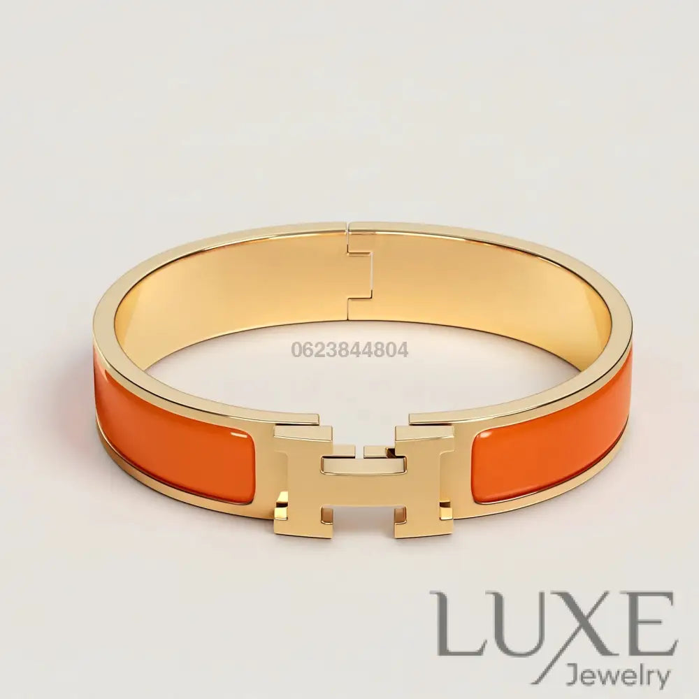 BRACELET Hermès Orange or Bracelet
