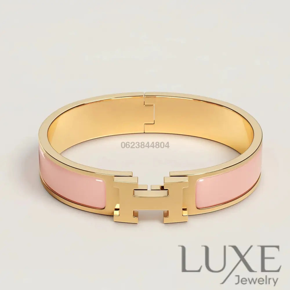 BRACELET Hermès Rose or Bracelet