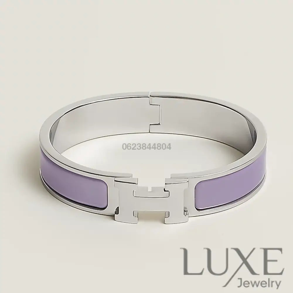 BRACELET Hermès Violet argent Bracelet
