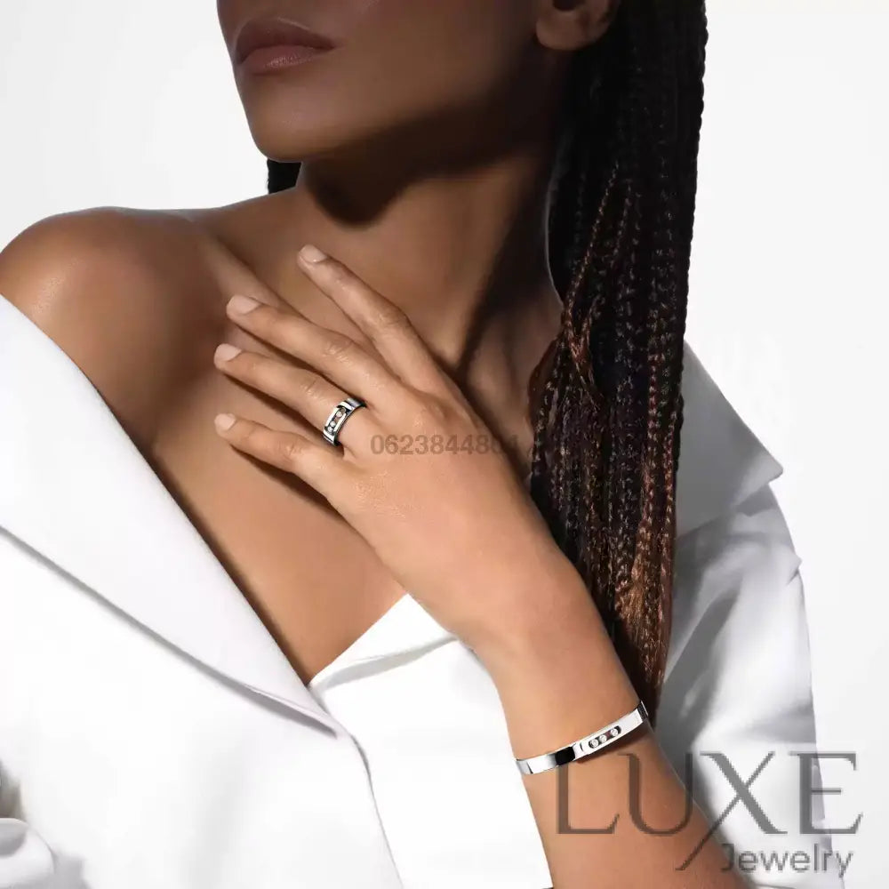 BRACELET MESSIKA BANGLE MOVE NOA WHITE GOLD Bracelet Messika