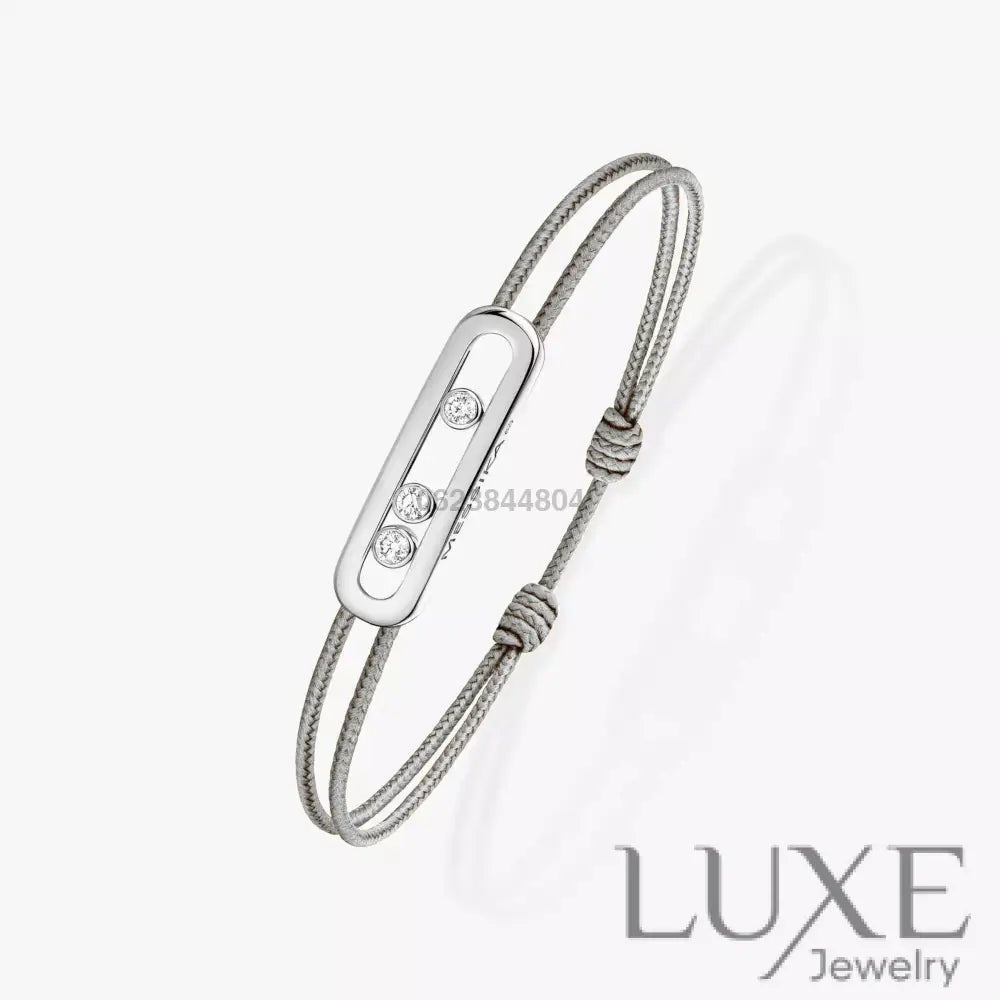 BRACELET MESSIKA CORDE BLANCHE WHITE GOLD Bracelet Messika