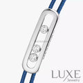 BRACELET MESSIKA CORDE BLEU MARINE WHITE GOLD Bracelet Messika