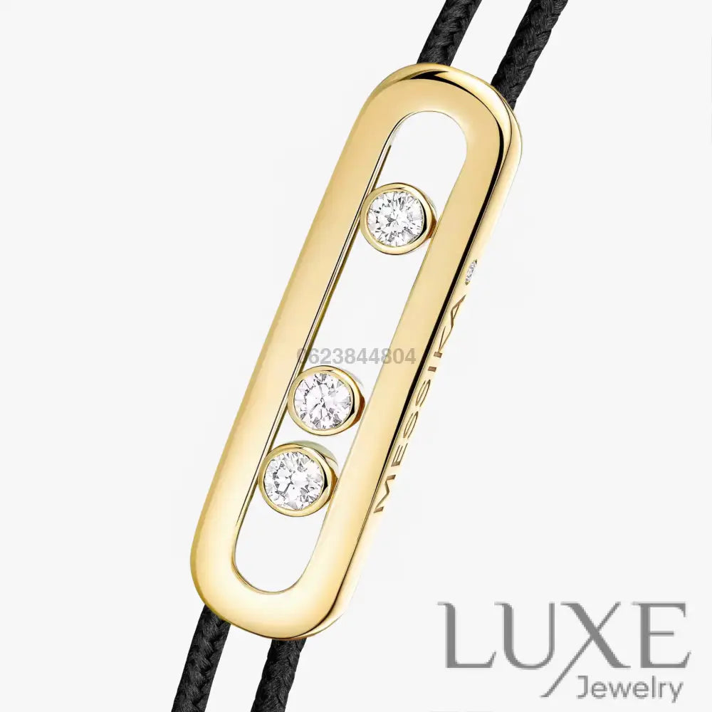 BRACELET MESSIKA CORDE NOIR GOLD Bracelet Messika