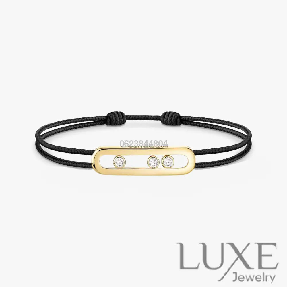 BRACELET MESSIKA CORDE NOIR GOLD Bracelet Messika