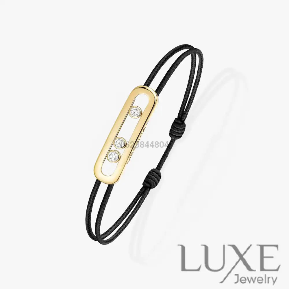 BRACELET MESSIKA CORDE NOIR GOLD Bracelet Messika