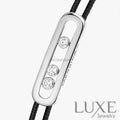 BRACELET MESSIKA CORDE NOIR WHITE GOLD Bracelet Messika