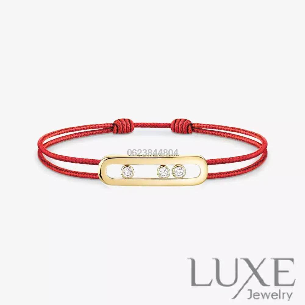 BRACELET MESSIKA CORDE ROUGE GOLD Bracelet Messika