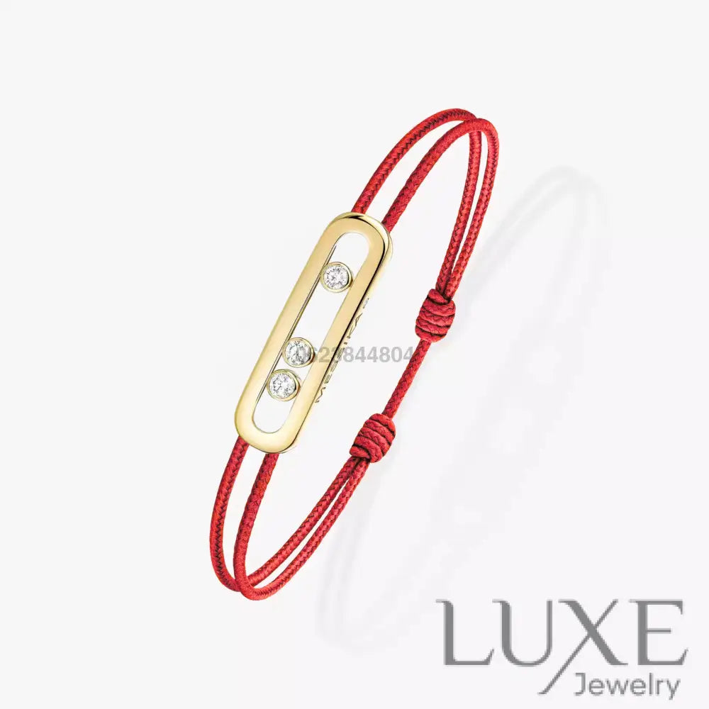 BRACELET MESSIKA CORDE ROUGE GOLD Bracelet Messika