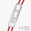 BRACELET MESSIKA CORDE ROUGE WHITE GOLD Bracelet Messika