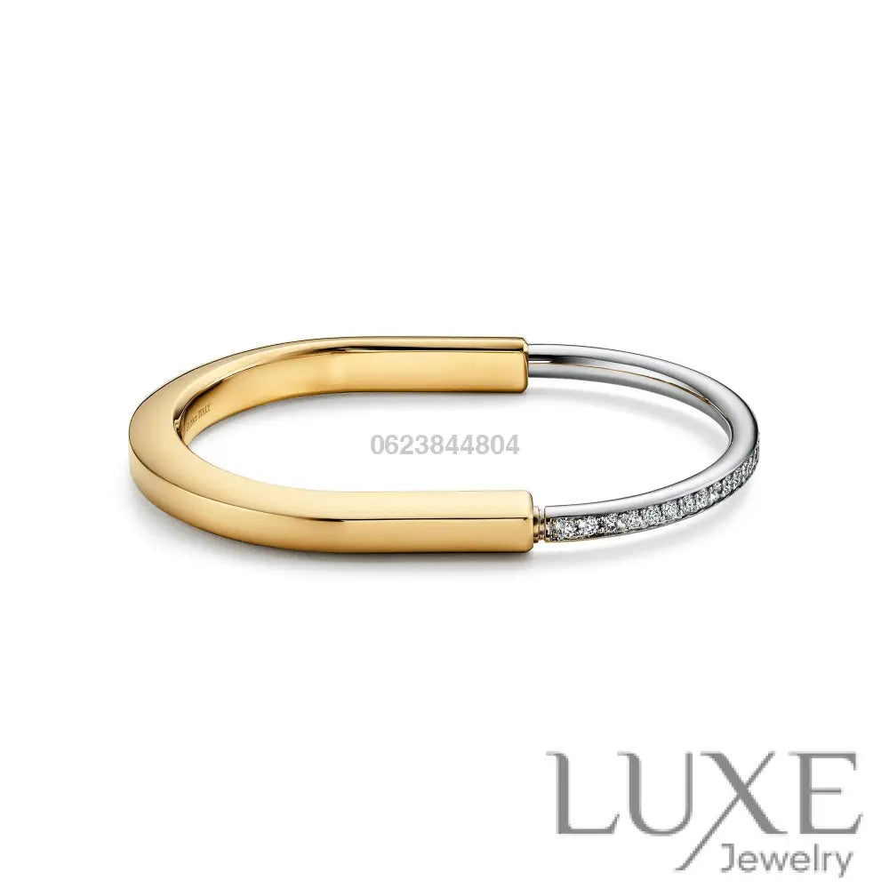 BRACELET TIFFANY & CO LOCK PERLEE GOLD