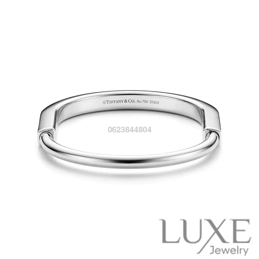 BRACELET TIFFANY & CO LOCK WHITE GOLD
