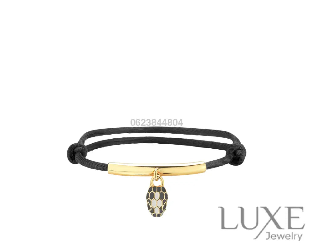 BRACELETS BVLGARI SERPENTI FOREVER CORDE NOIR GOLD Bracelet BVLGARI