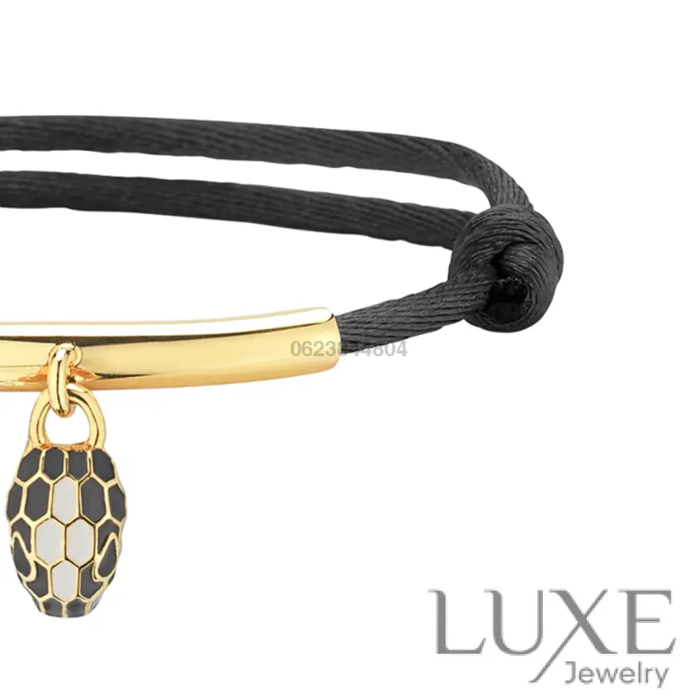 BRACELETS BVLGARI SERPENTI FOREVER CORDE NOIR GOLD Bracelet BVLGARI