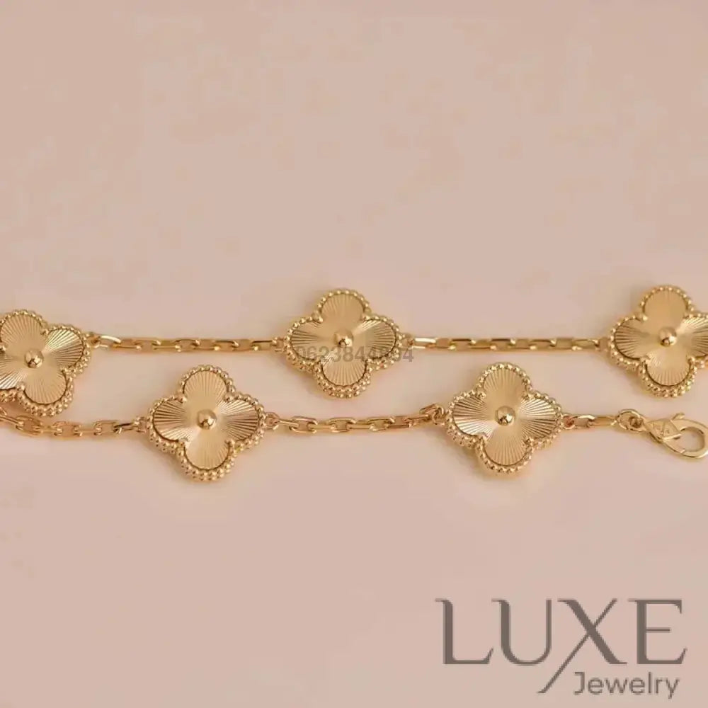CLOVER 5 FLOWERS LASER BRACELET Bracelets