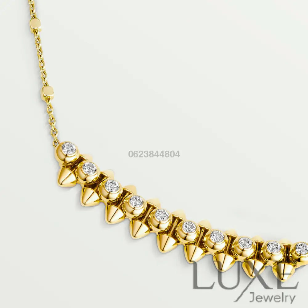 COLLIER CARTIER CLASH DIAMONDS GOLD