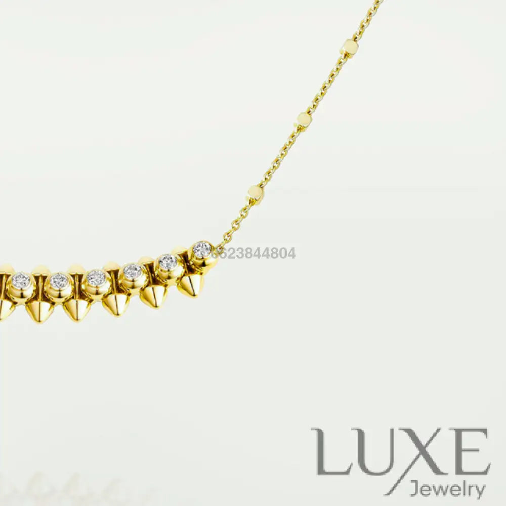 COLLIER CARTIER CLASH DIAMONDS GOLD