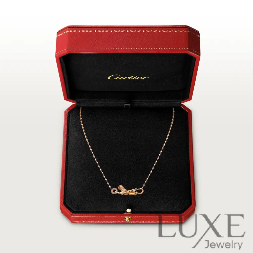 COLLIER CARTIER PANTHERE PENDENTIF AVEC STRASS-GOLD