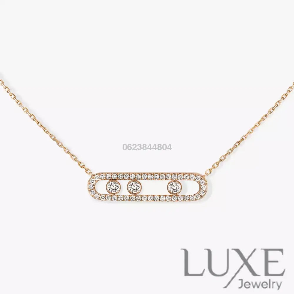 COLLIER MESSIKA MOVE PAVÉ ROSE GOLD