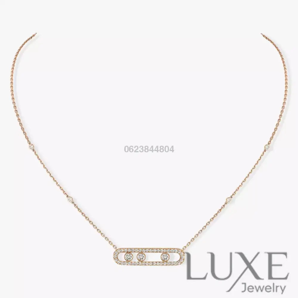 COLLIER MESSIKA MOVE PAVÉ ROSE GOLD