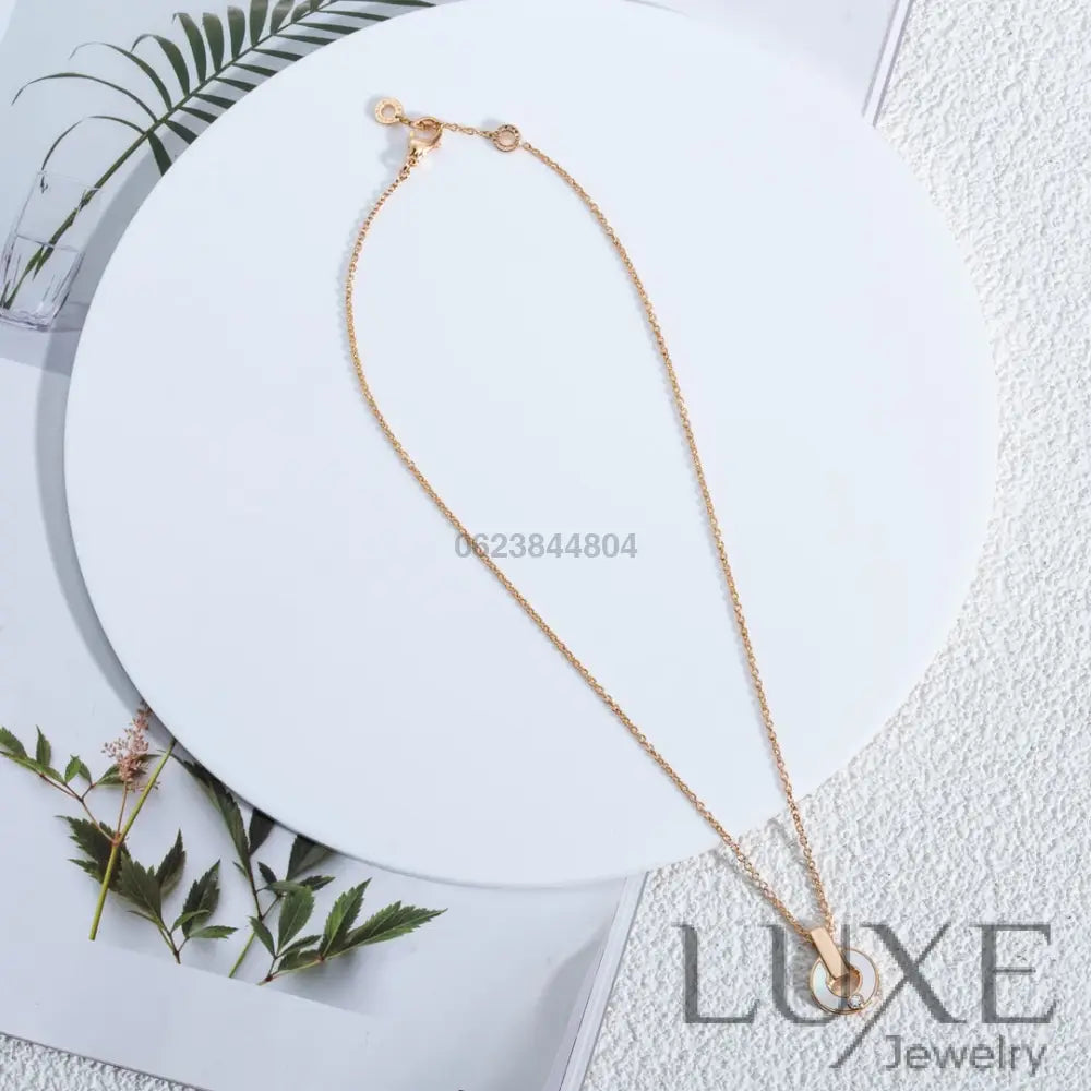 Collier Owatch ™️GARI NECKLACE PINK GOLD MOP Pink Gold Necklaces
