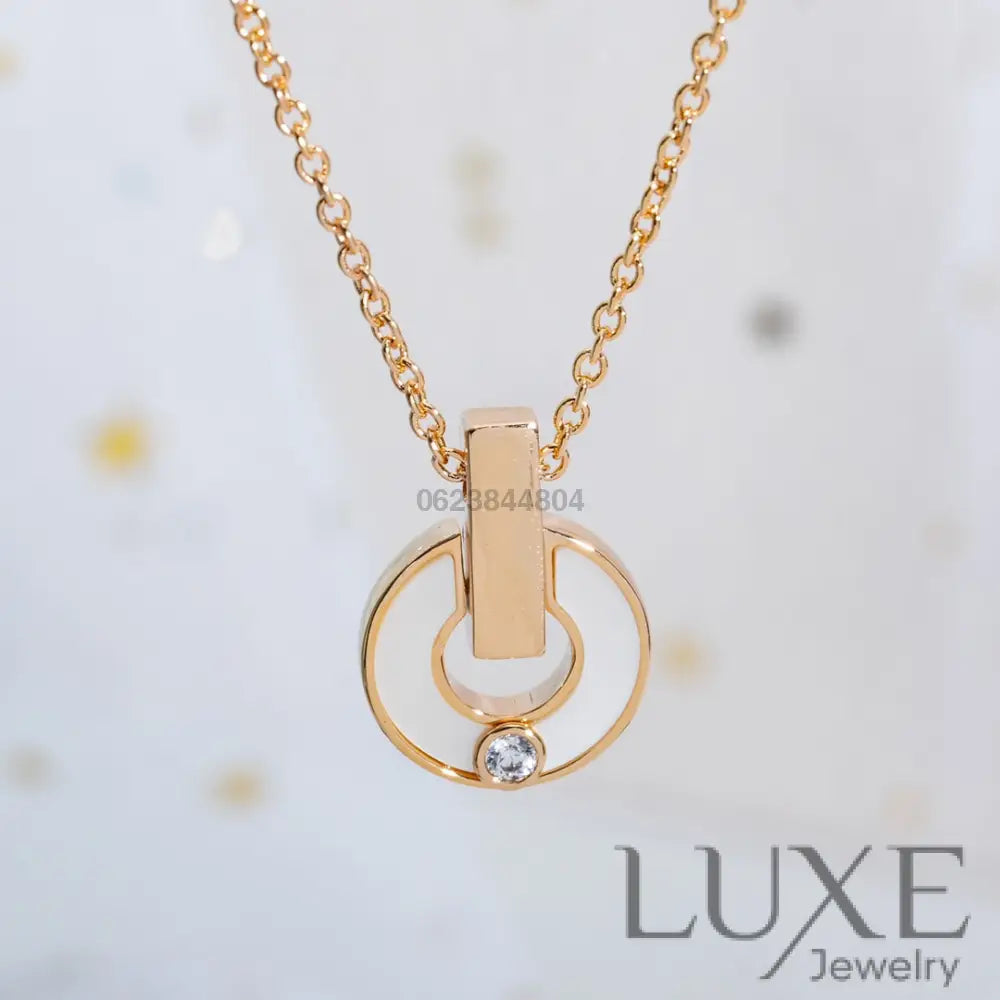 Collier Owatch ™️GARI NECKLACE PINK GOLD MOP Pink Gold Necklaces