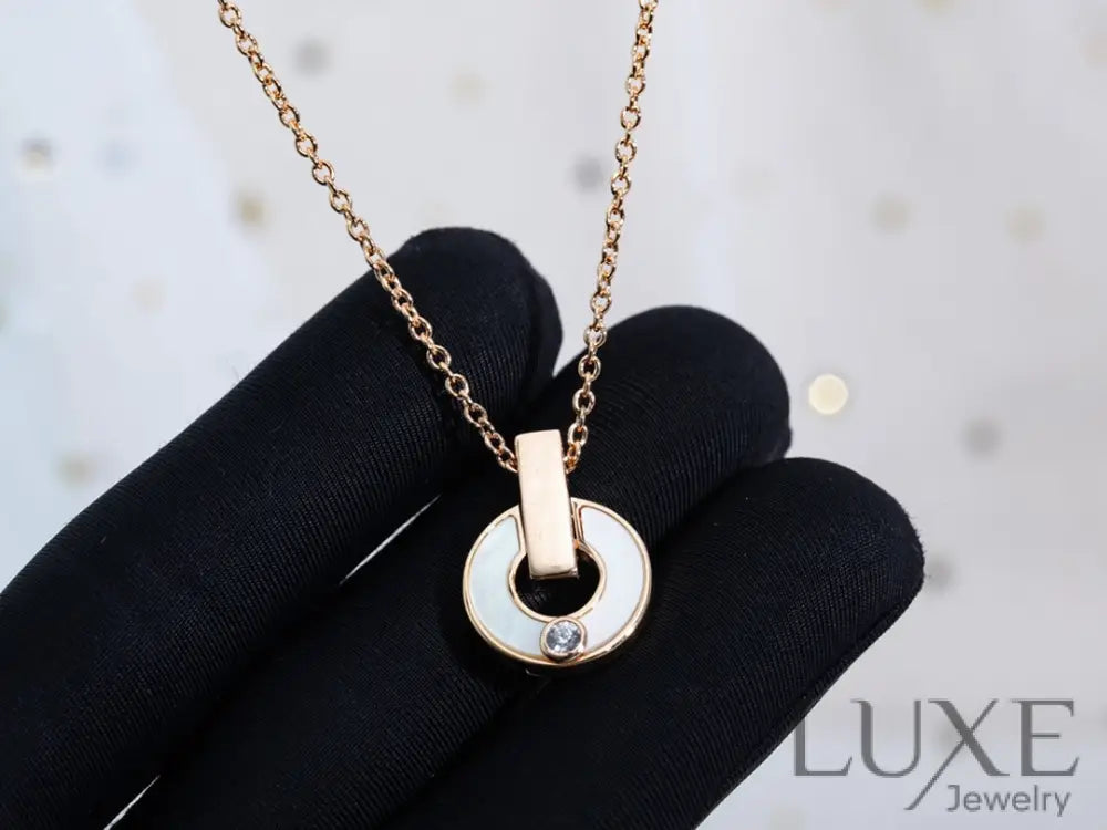 Collier Owatch ™️GARI NECKLACE PINK GOLD MOP Pink Gold Necklaces