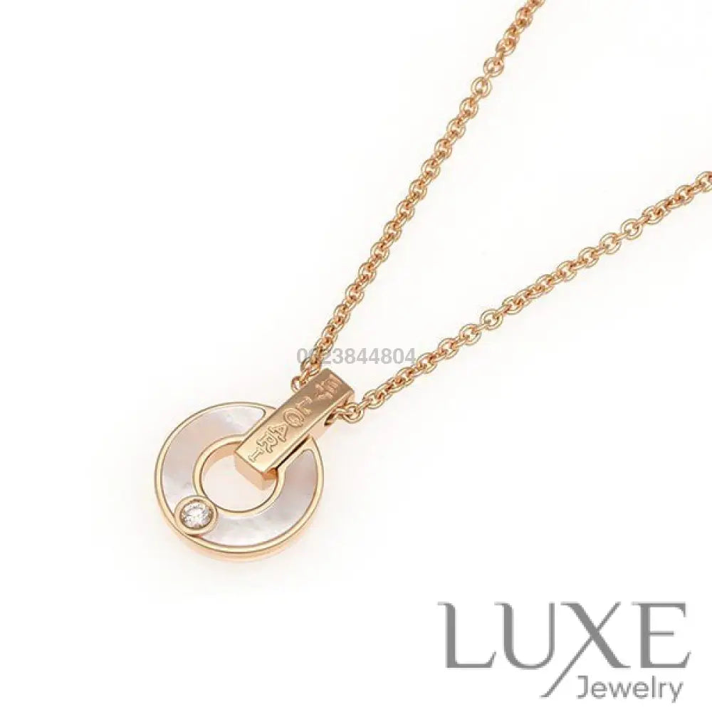 Collier Owatch ™️GARI NECKLACE PINK GOLD MOP Pink Gold Necklaces