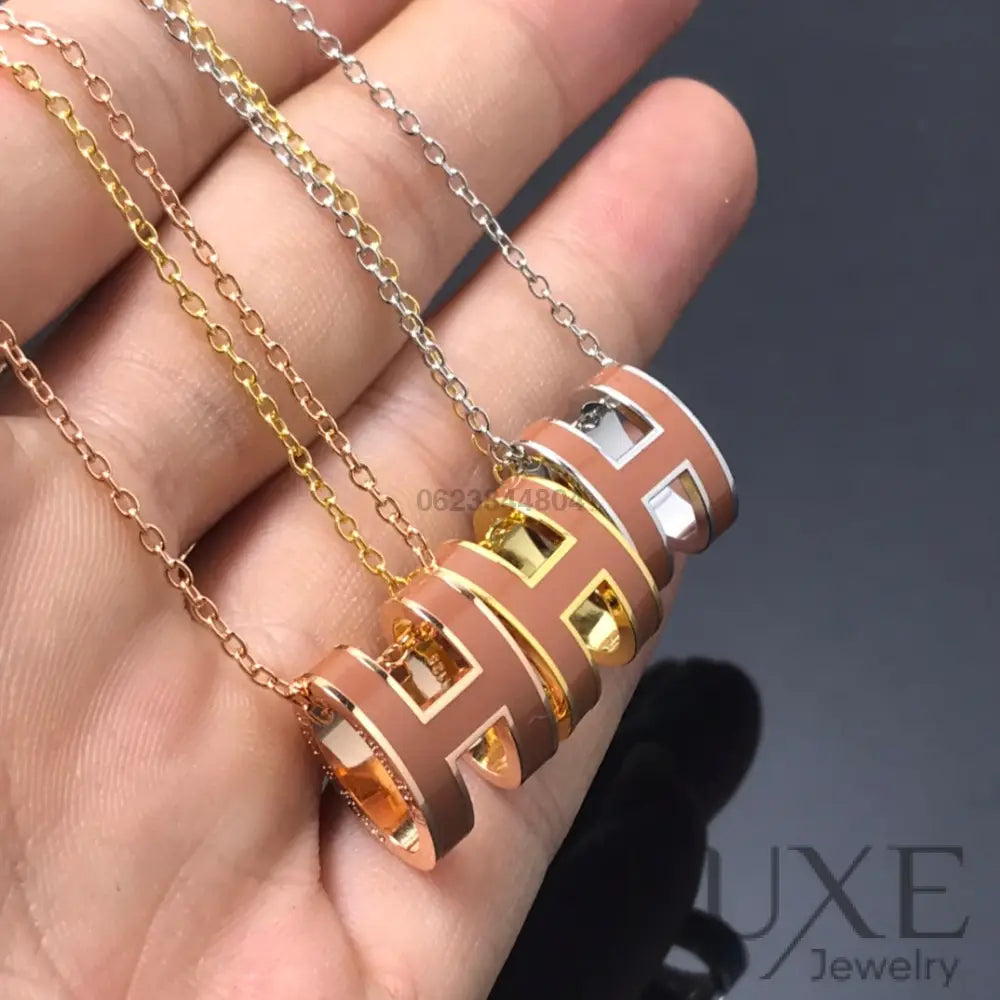 Collier Owatch ™️H NECKLACE BROWN Gold Necklaces