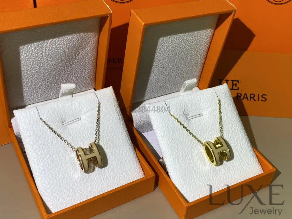 Collier Owatch ™️ HM CLIC YELLOW ENAMEL GOLD NECKLACE Necklaces